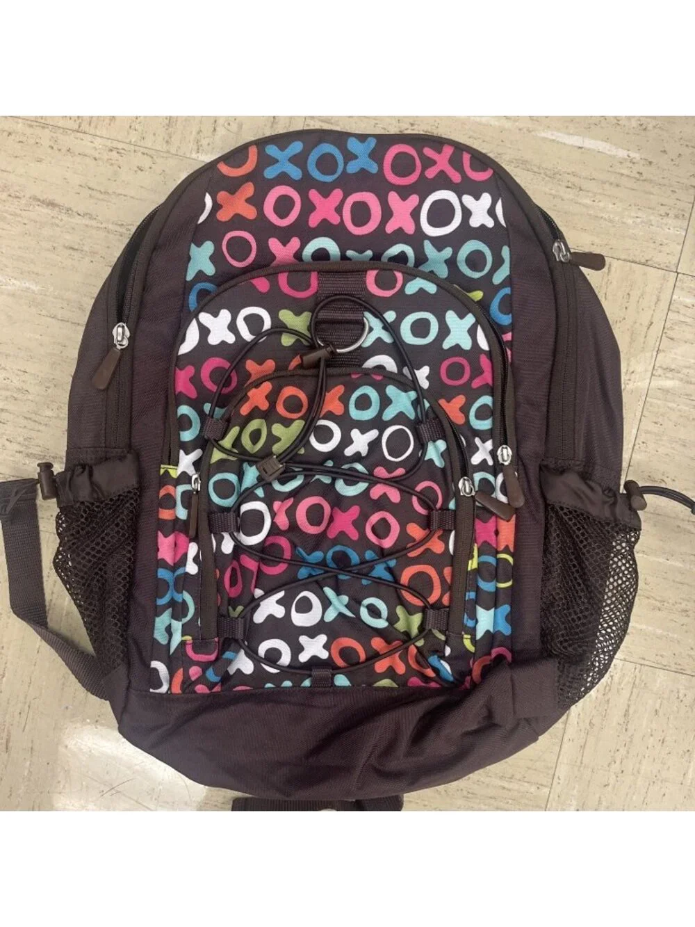 Pottery Barn Teen Gear-Up brown xoxo trendy Backpack NWOT